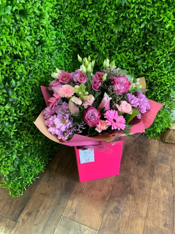 Flowers delivered to customer
