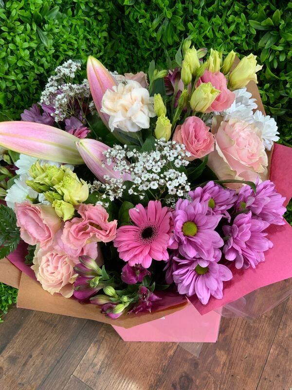 Flowers delivered to customer