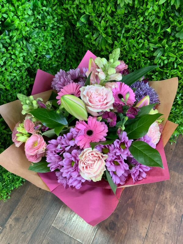 Flowers delivered to customer
