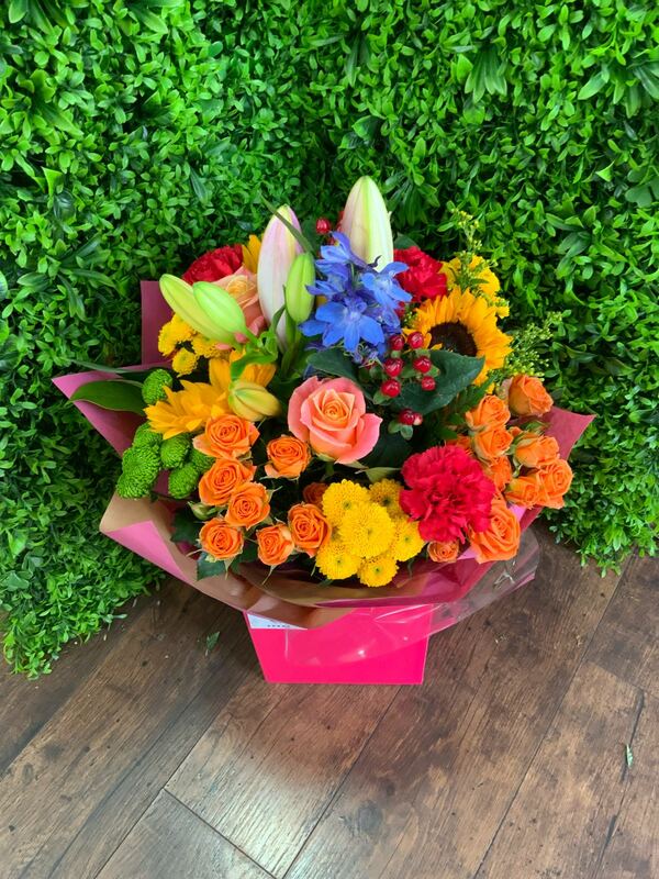 Flowers delivered to customer