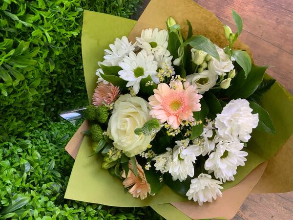 Flowers delivered to customer