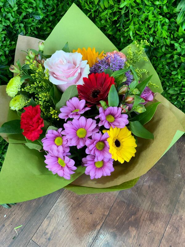Flowers delivered to customer