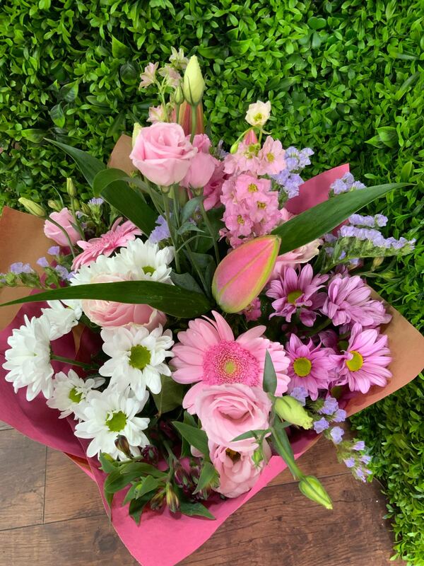 Flowers delivered to customer