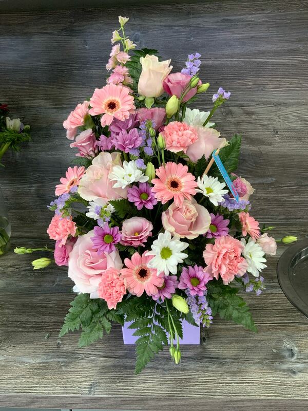 Flowers delivered to customer