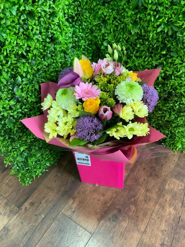 Flowers delivered to customer