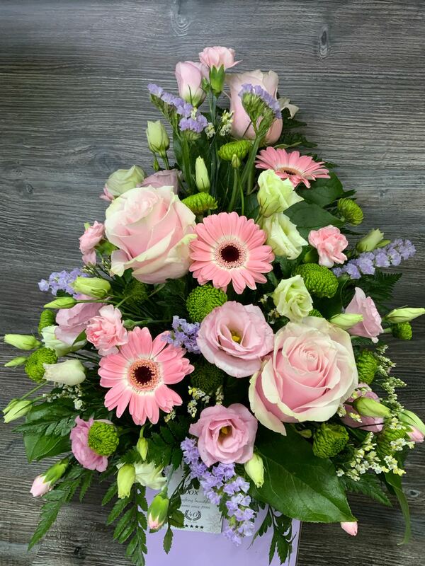 Flowers delivered to customer
