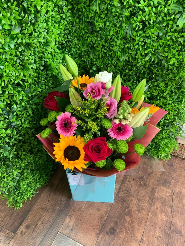 Flowers delivered to customer