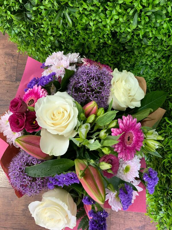 Flowers delivered to customer