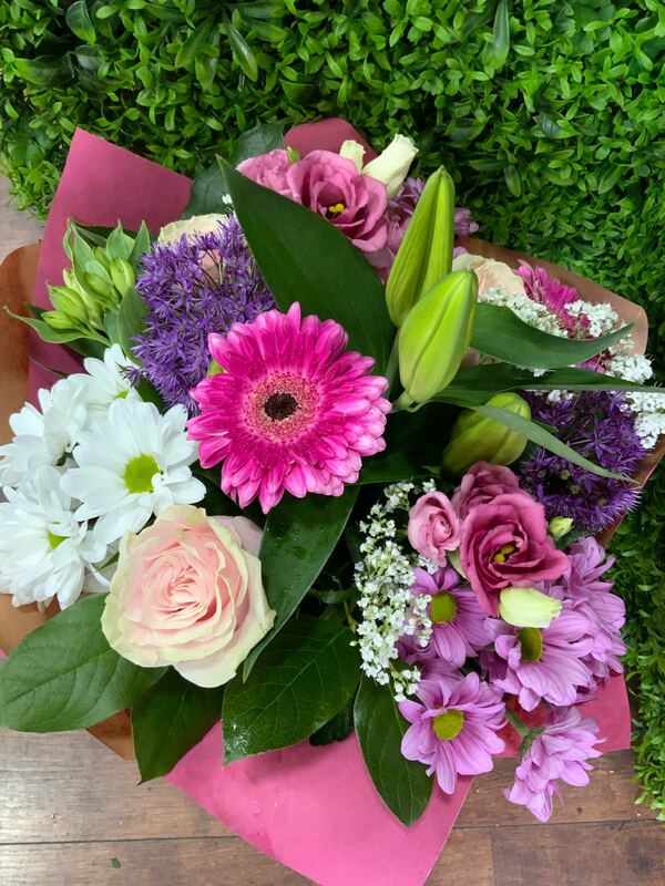Flowers delivered to customer