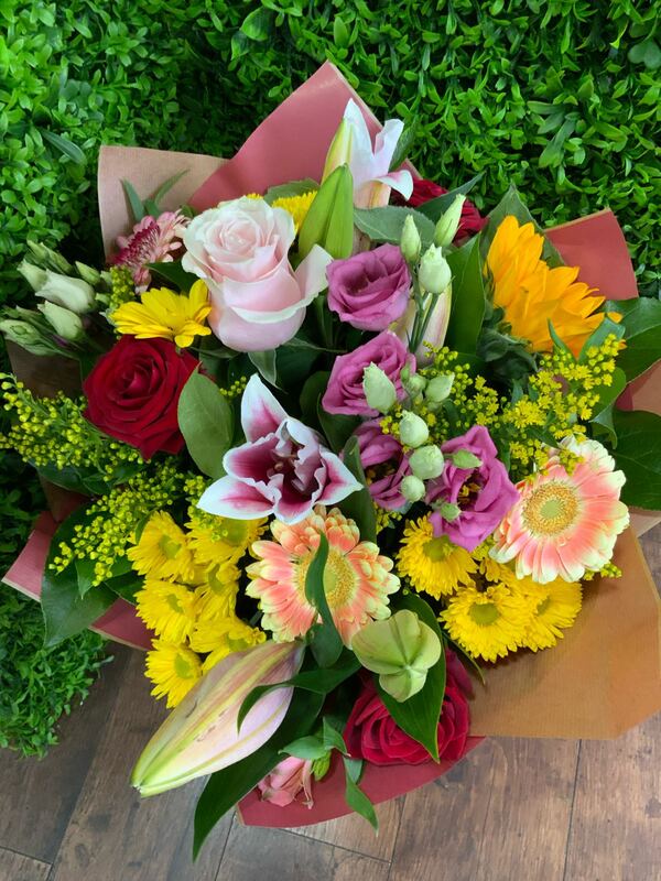 Flowers delivered to customer