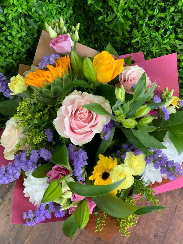 Flowers delivered to customer