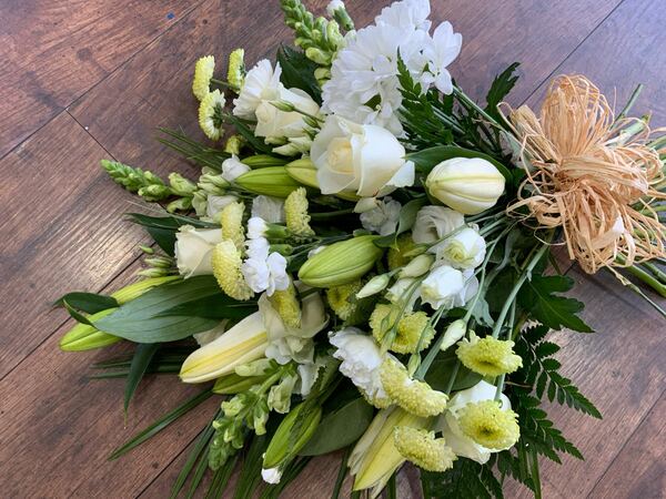Flowers delivered to customer