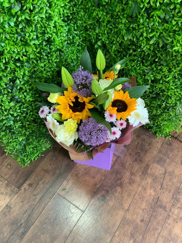 Flowers delivered to customer