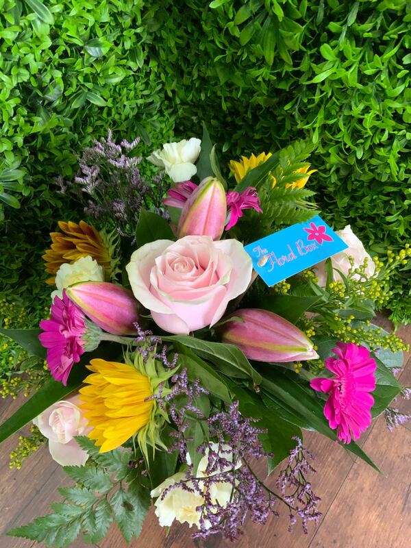Flowers delivered to customer