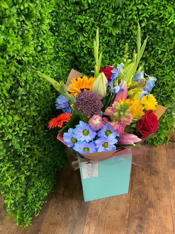 Flowers delivered to customer