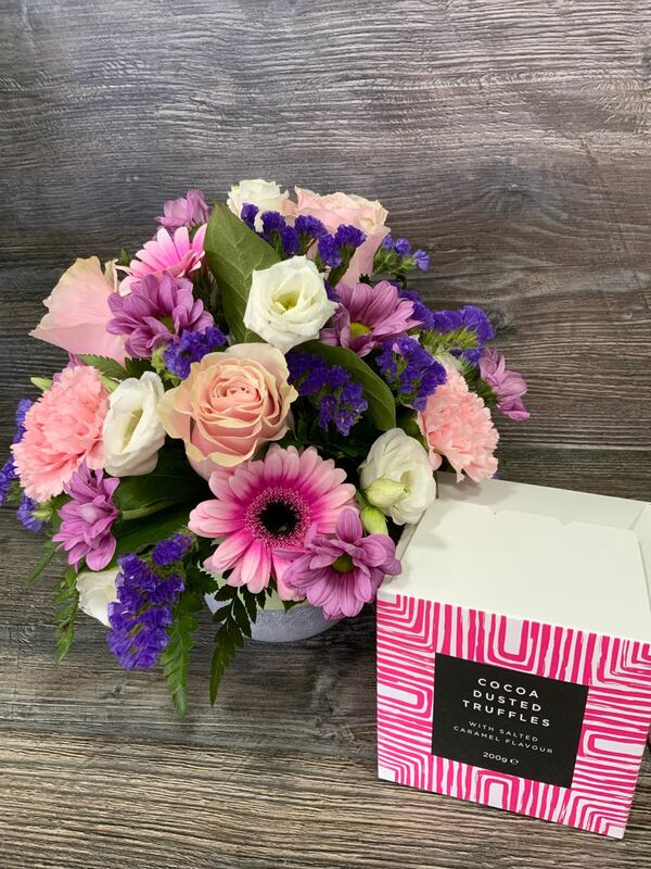Flowers delivered to customer