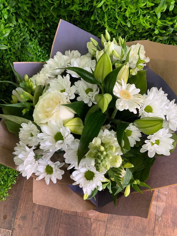 Flowers delivered to customer