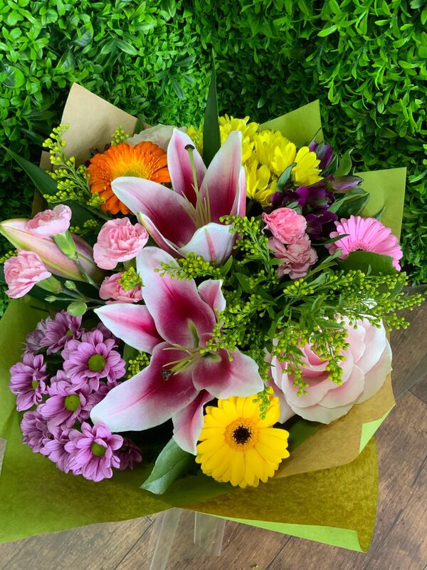 Flowers delivered to customer