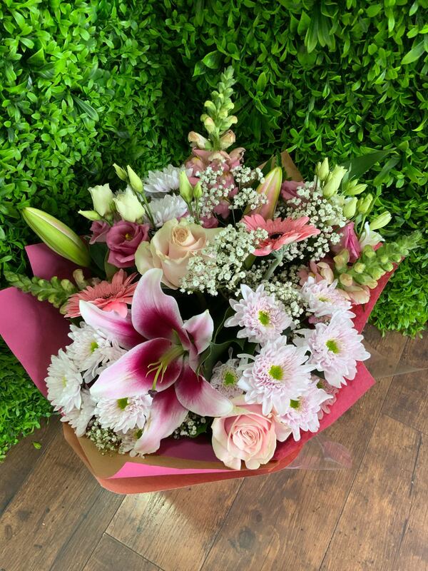 Flowers delivered to customer