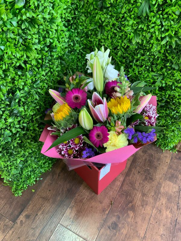 Flowers delivered to customer