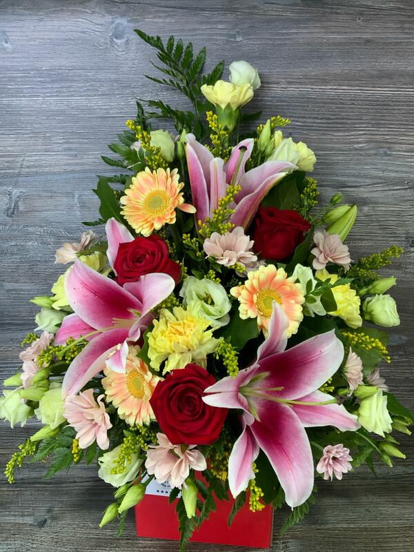 Flowers delivered to customer
