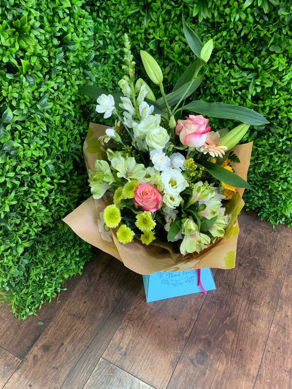 Flowers delivered to customer