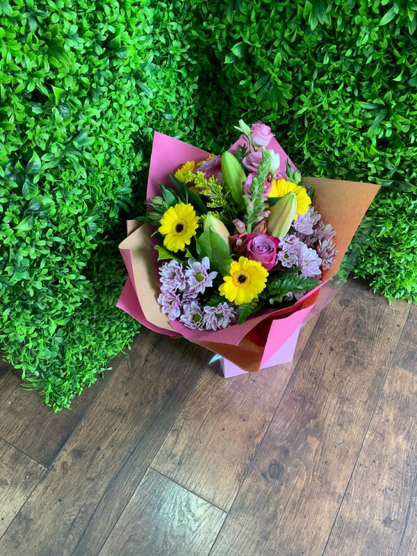 Flowers delivered to customer