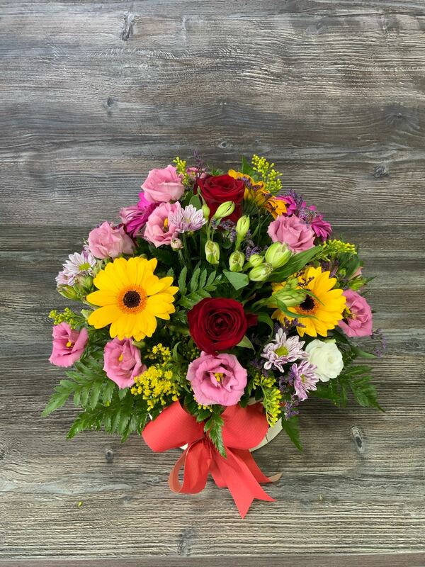Flowers delivered to customer