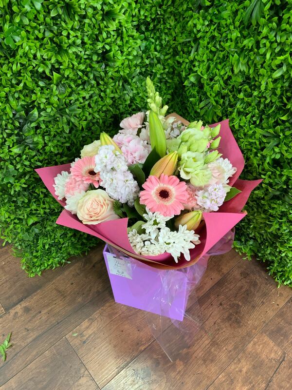 Flowers delivered to customer