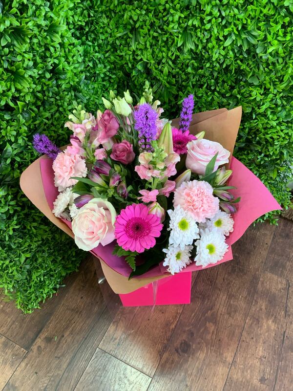 Flowers delivered to customer