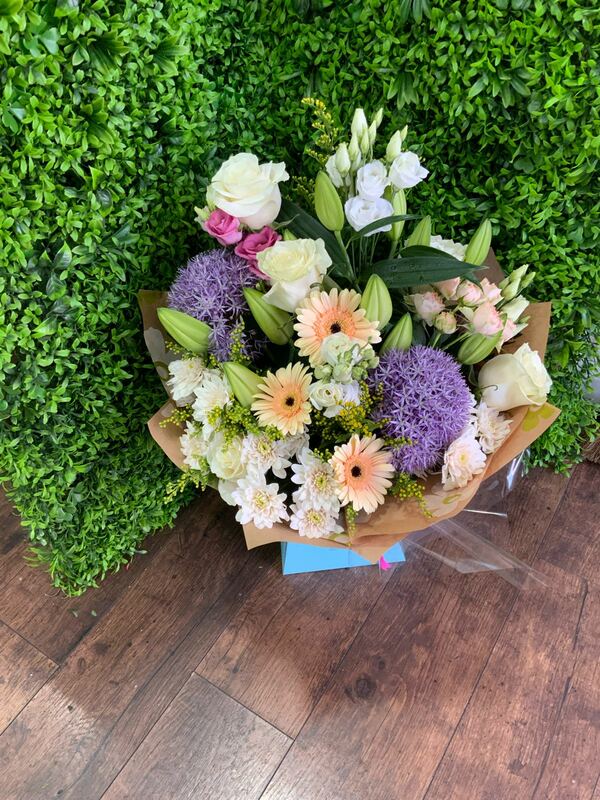 Flowers delivered to customer