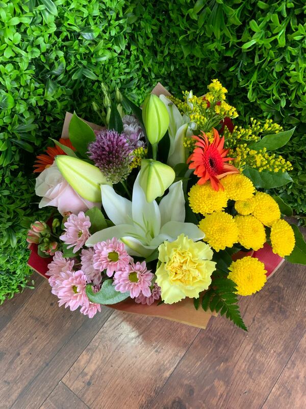 Flowers delivered to customer
