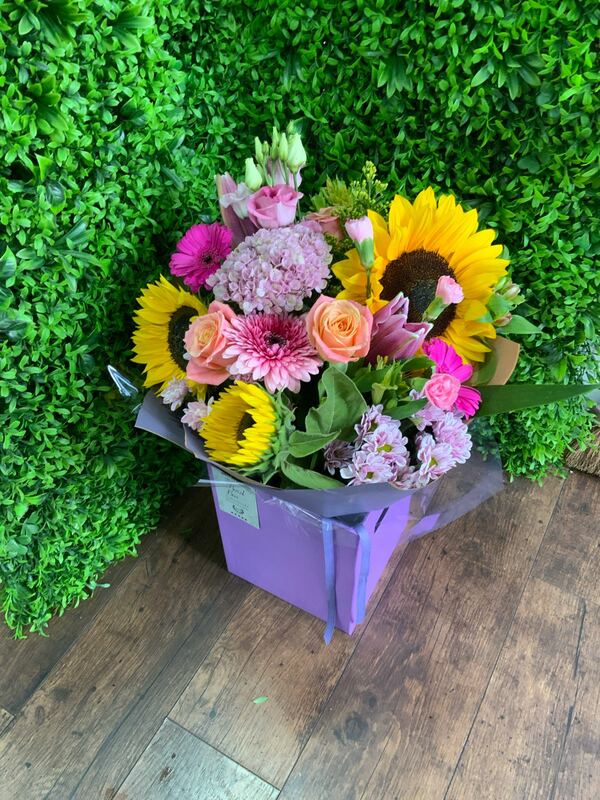 Flowers delivered to customer