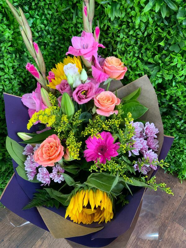 Flowers delivered to customer