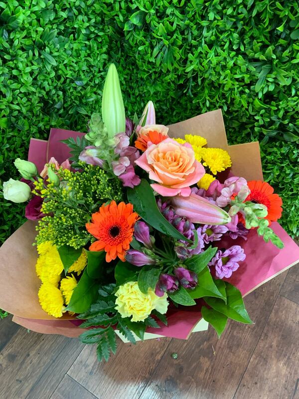 Flowers delivered to customer