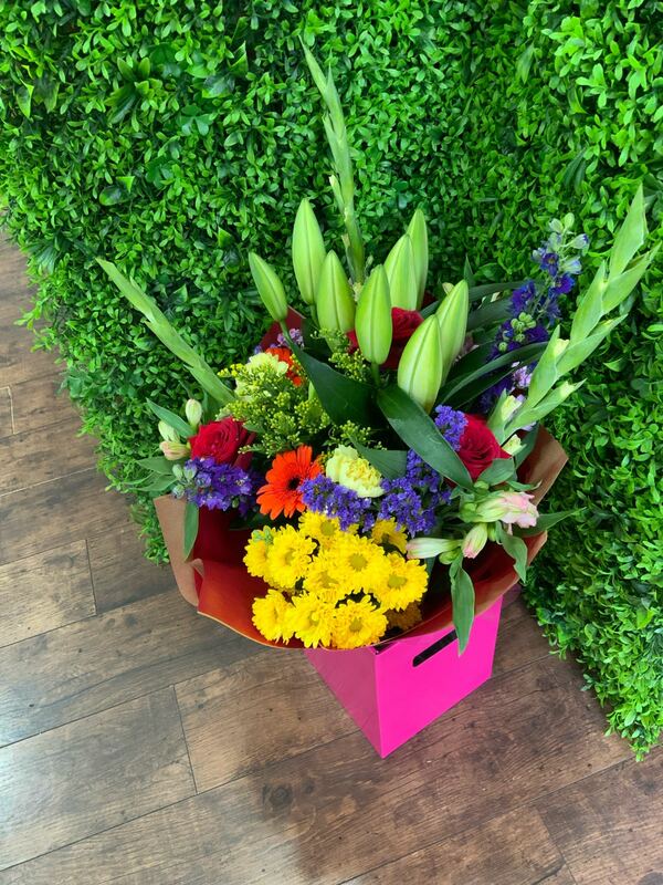 Flowers delivered to customer