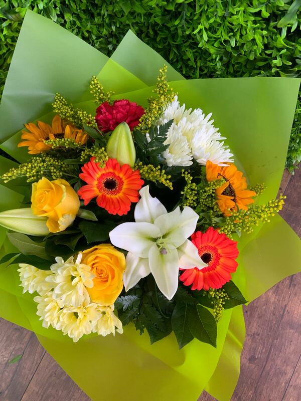 Flowers delivered to customer