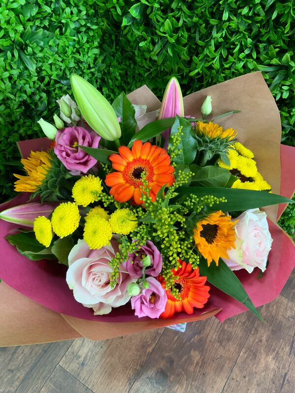 Flowers delivered to customer