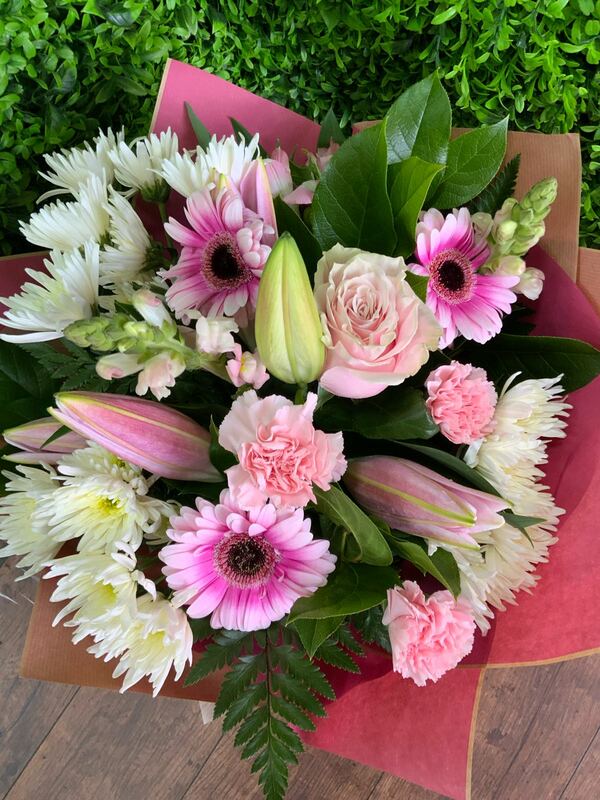 Flowers delivered to customer