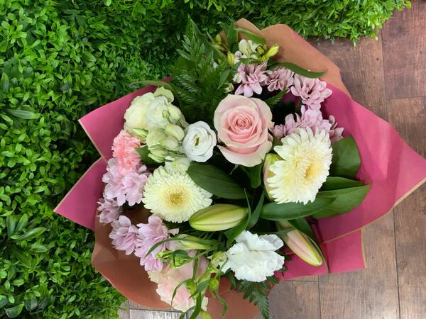 Flowers delivered to customer