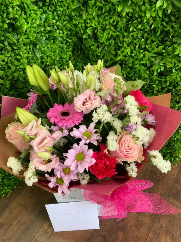 Flowers delivered to customer