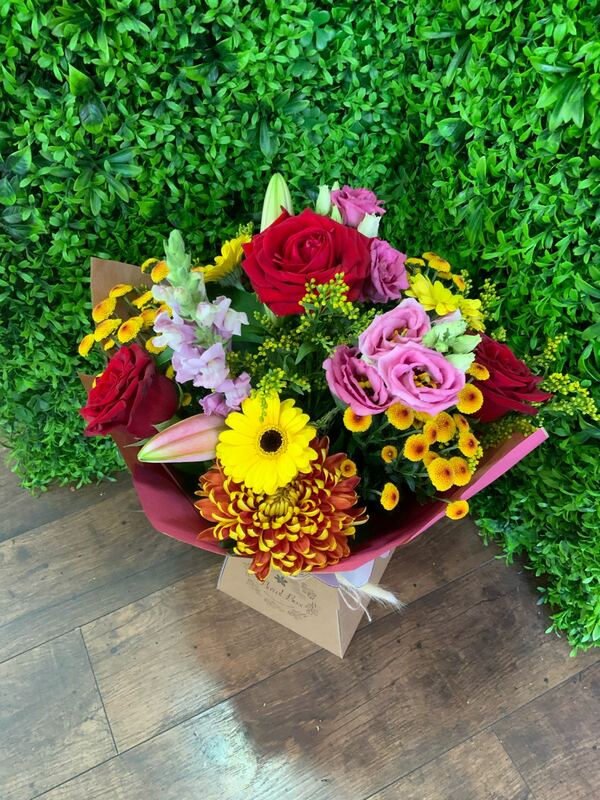 Flowers delivered to customer
