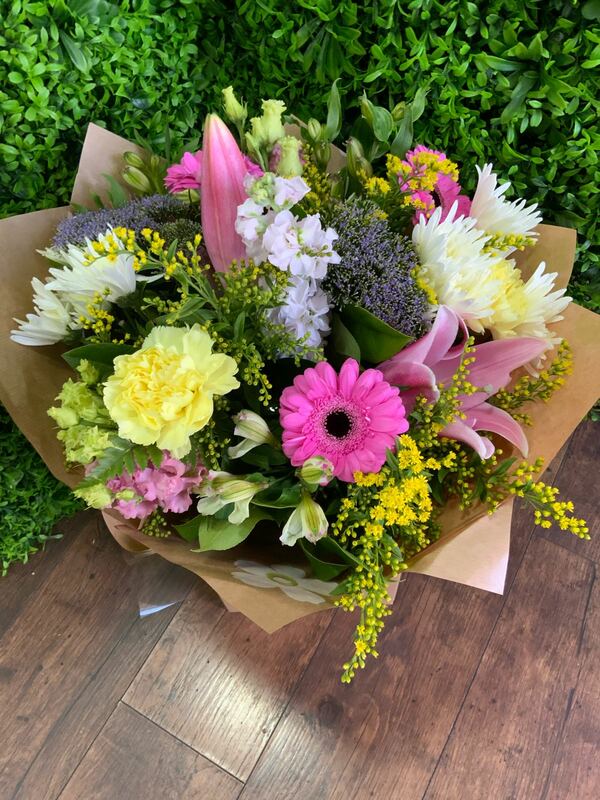 Flowers delivered to customer