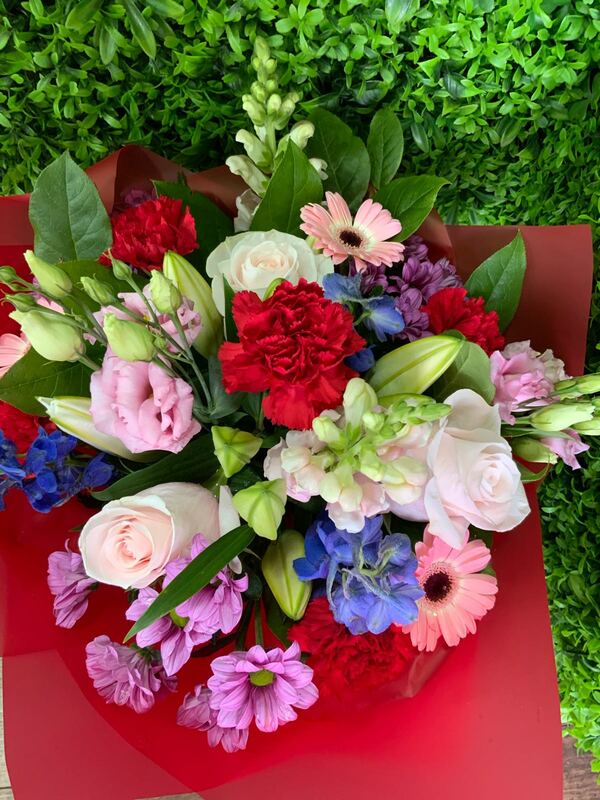 Flowers delivered to customer