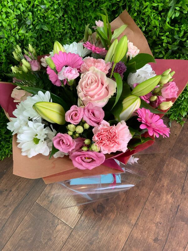 Flowers delivered to customer