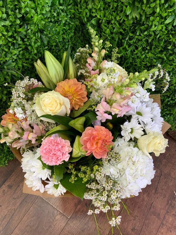 Flowers delivered to customer
