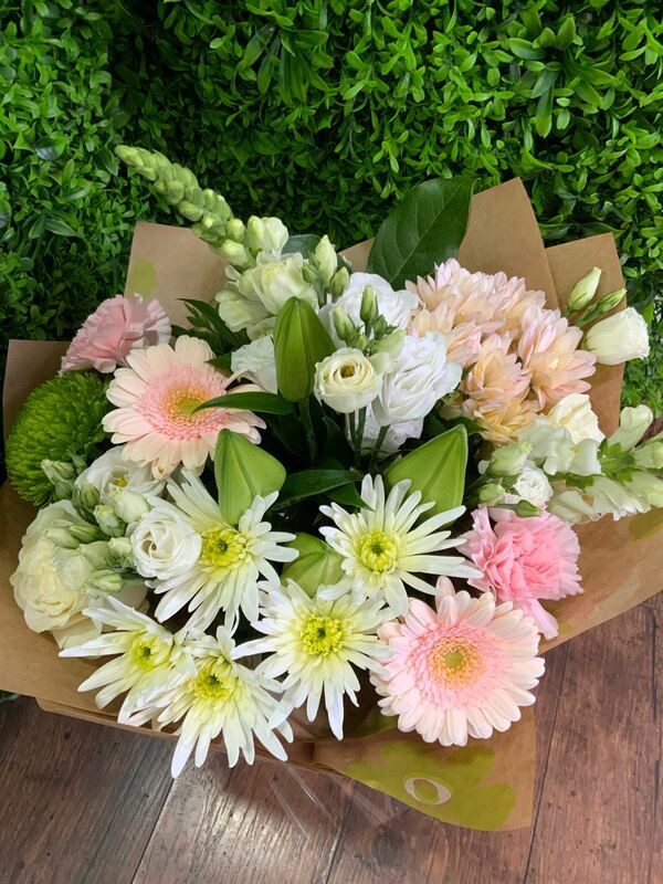 Flowers delivered to customer