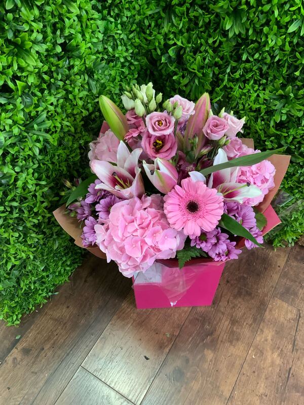 Flowers delivered to customer