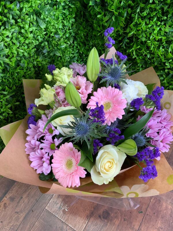 Flowers delivered to customer