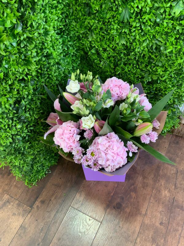 Flowers delivered to customer
